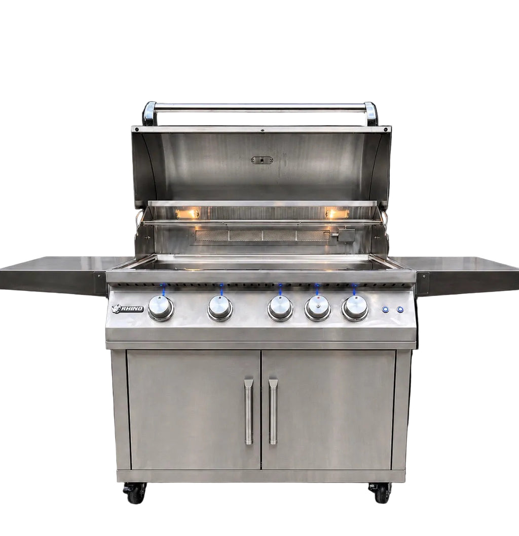 Rhino Pro 40-inch 5 Burner Built-In Grill with Rear Burner