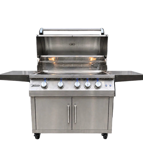 Rhino Pro 32-inch 4 Burner Built-In Grill with Rear Burner