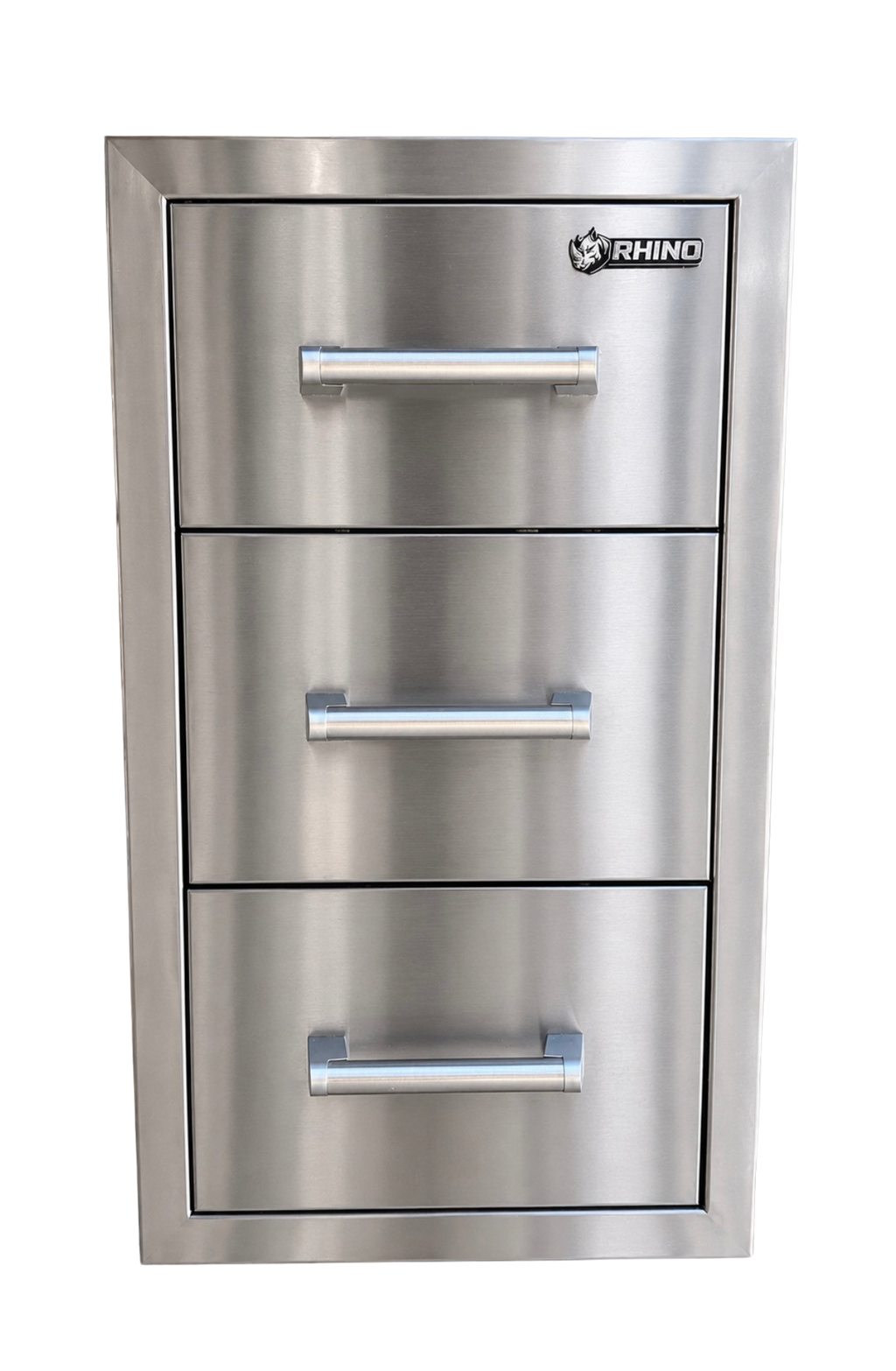 Rhino 17in Stainless Steel Triple Drawer with Easy Close R3DRW-1