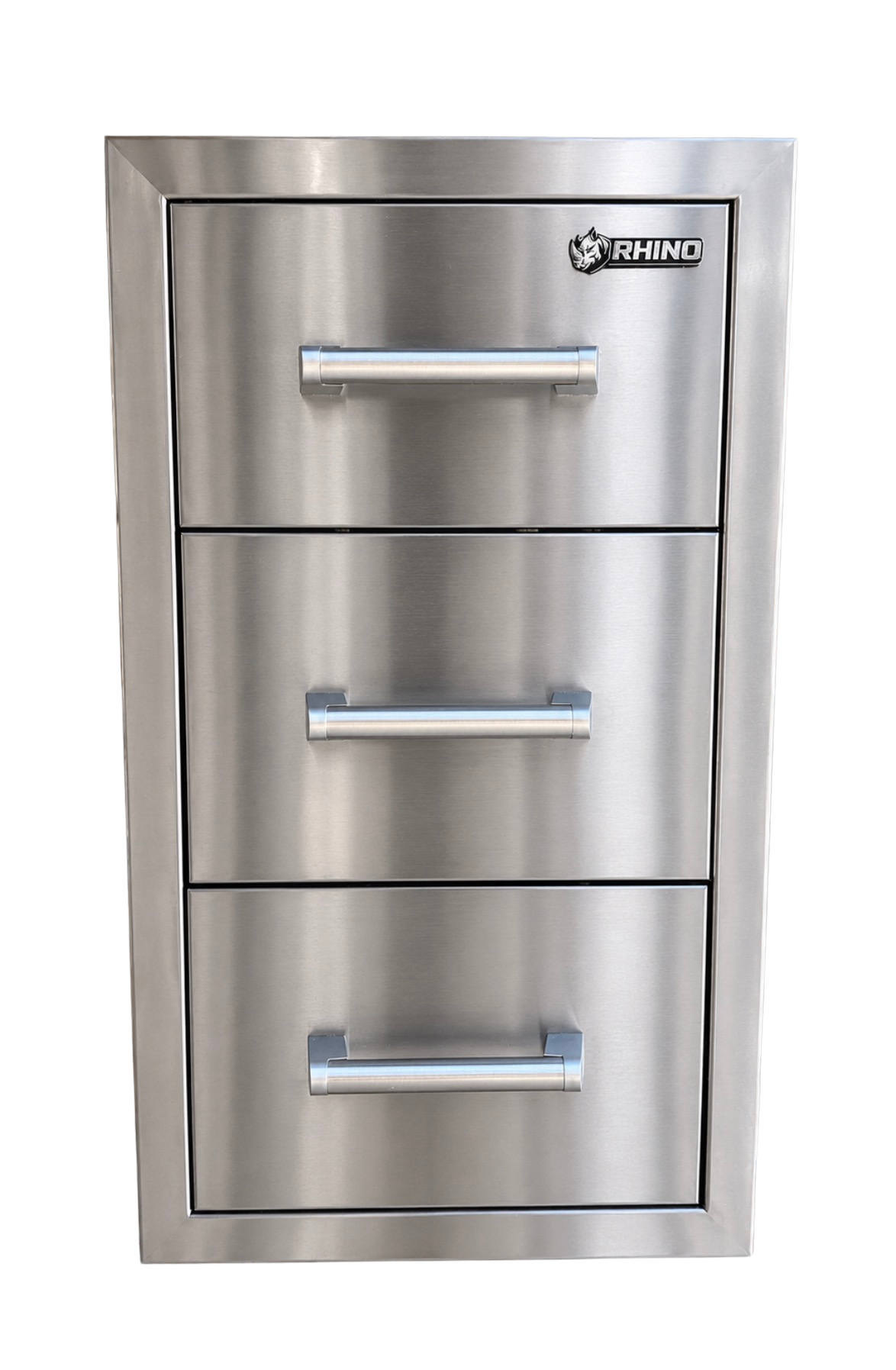 Rhino 17in Stainless Steel Triple Drawer with Easy Close R3DRW-1